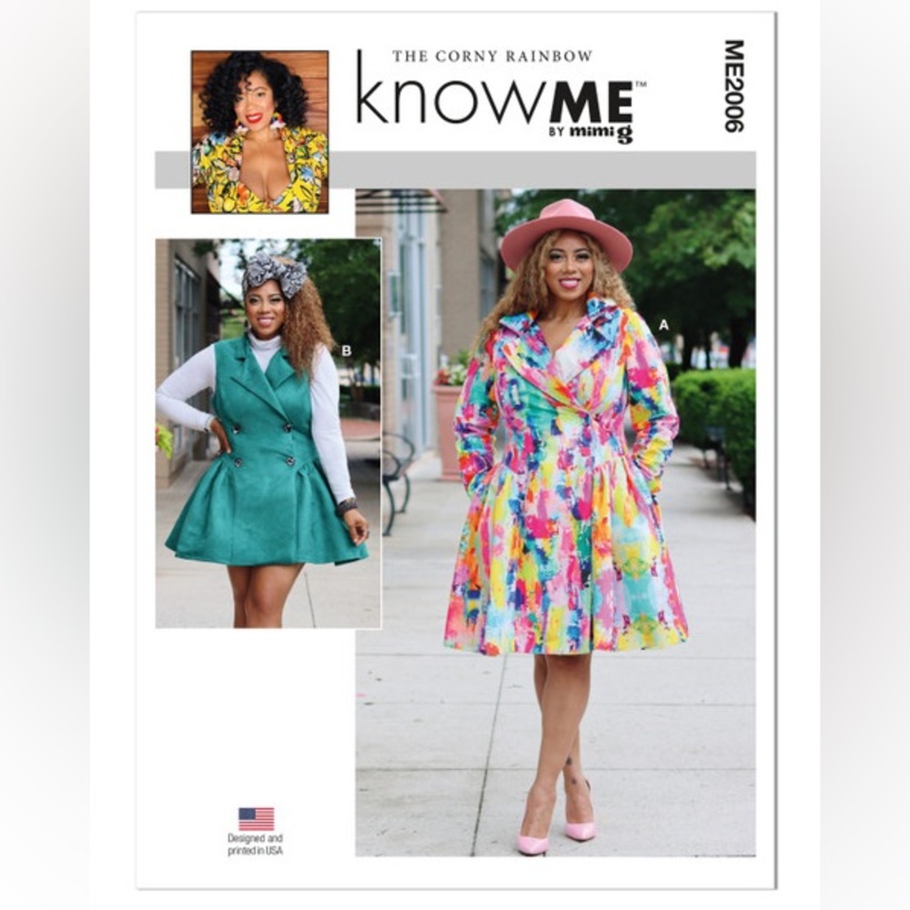 Know Me Sewing Pattern Misses' Dresses by The Corny Rainbow